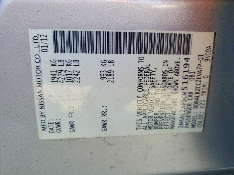 2012 Nissan Altima Base