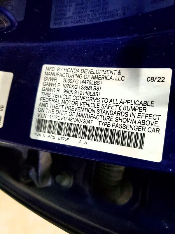 2022 Honda Accord Sport se