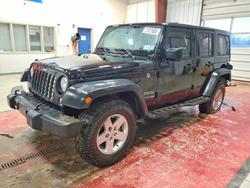Jeep Wrangler salvage cars for sale: 2018 Jeep Wrangler Unlimited Sport
