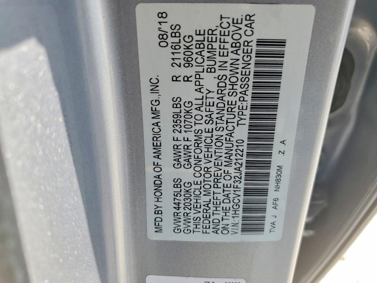 2018 Honda Accord Sport