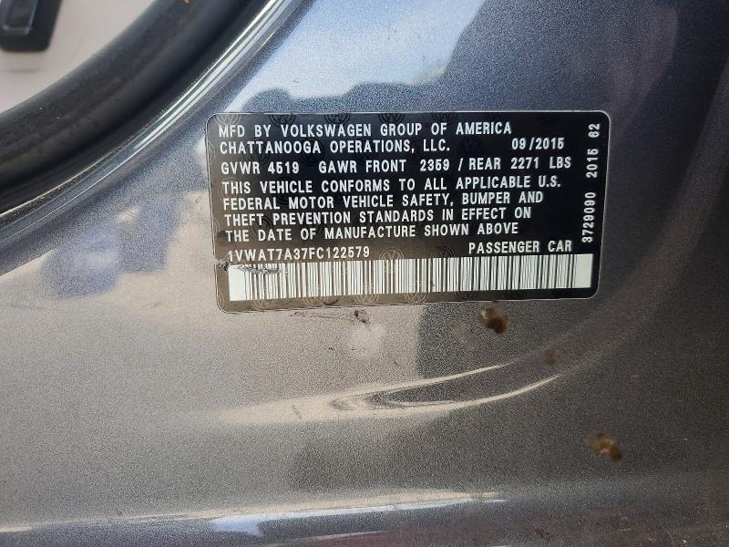 2015 Volkswagen Passat s
