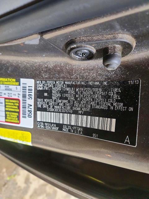 2014 Toyota Sienna xle