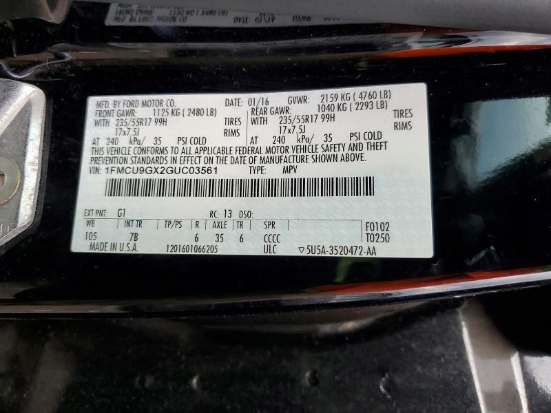 2016 Ford Escape se