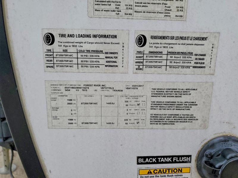 2017 Foresriver 2017 Forest River Vibe Camper