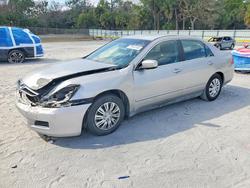 Honda Accord salvage cars for sale: 2007 Honda Accord lx