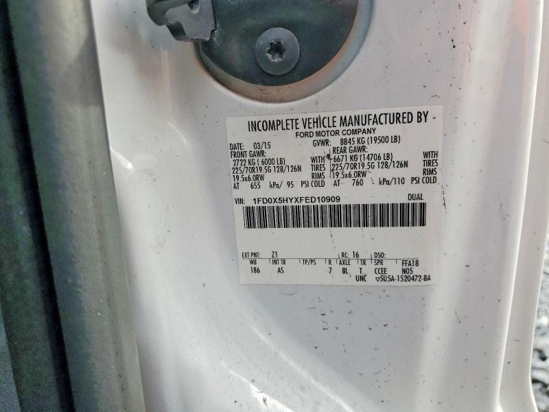 2015 Ford F550 Super Duty Utility / Service Truck