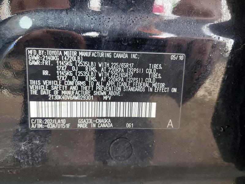 2010 Toyota Rav4 Limited
