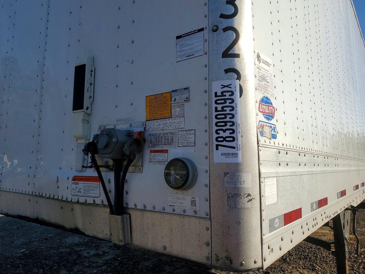 2023 True 2023 Utility VS2DX DRY Van Trailer