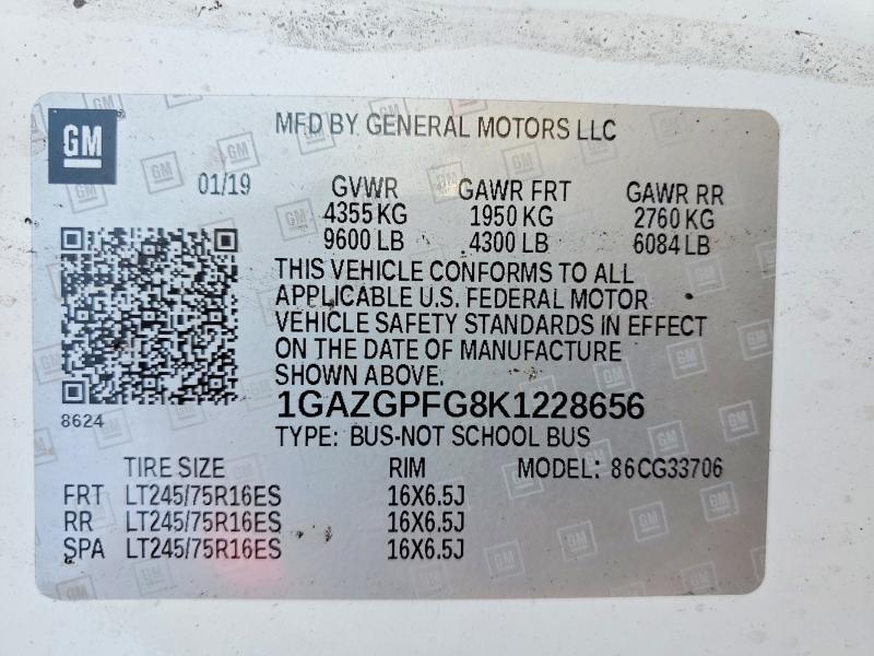 2019 Chevrolet Express G3500 LT