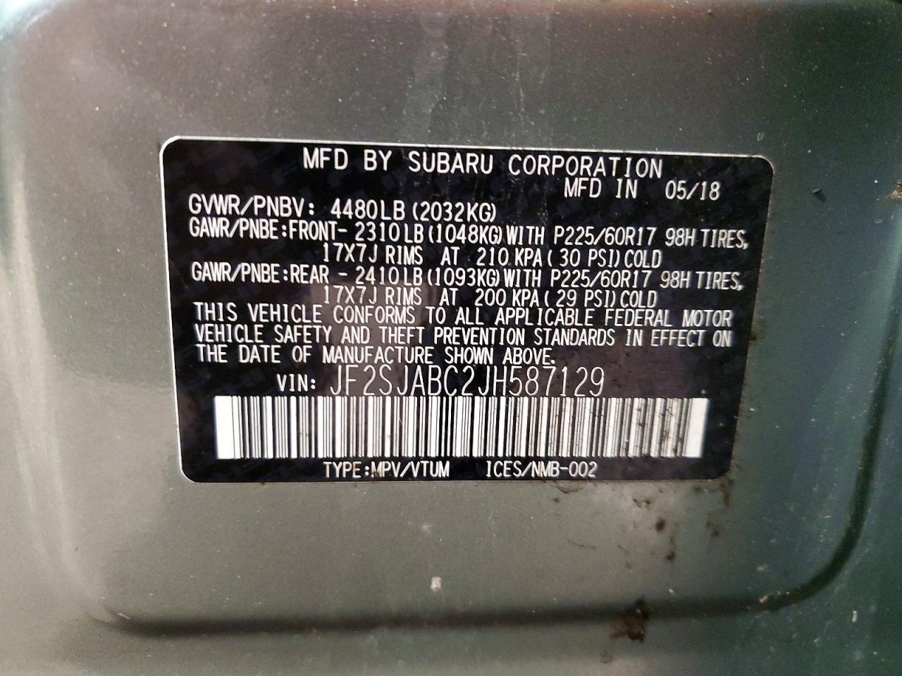 2018 Subaru Forester 2.5i