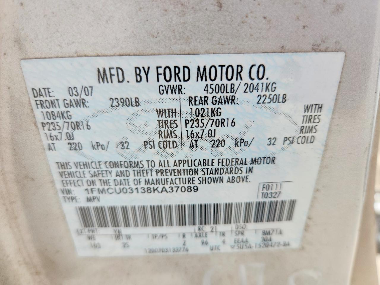 2008 Ford Escape xlt
