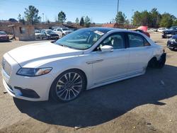 Vehiculos salvage en venta de Copart Gaston, SC: 2017 Lincoln Continental Select