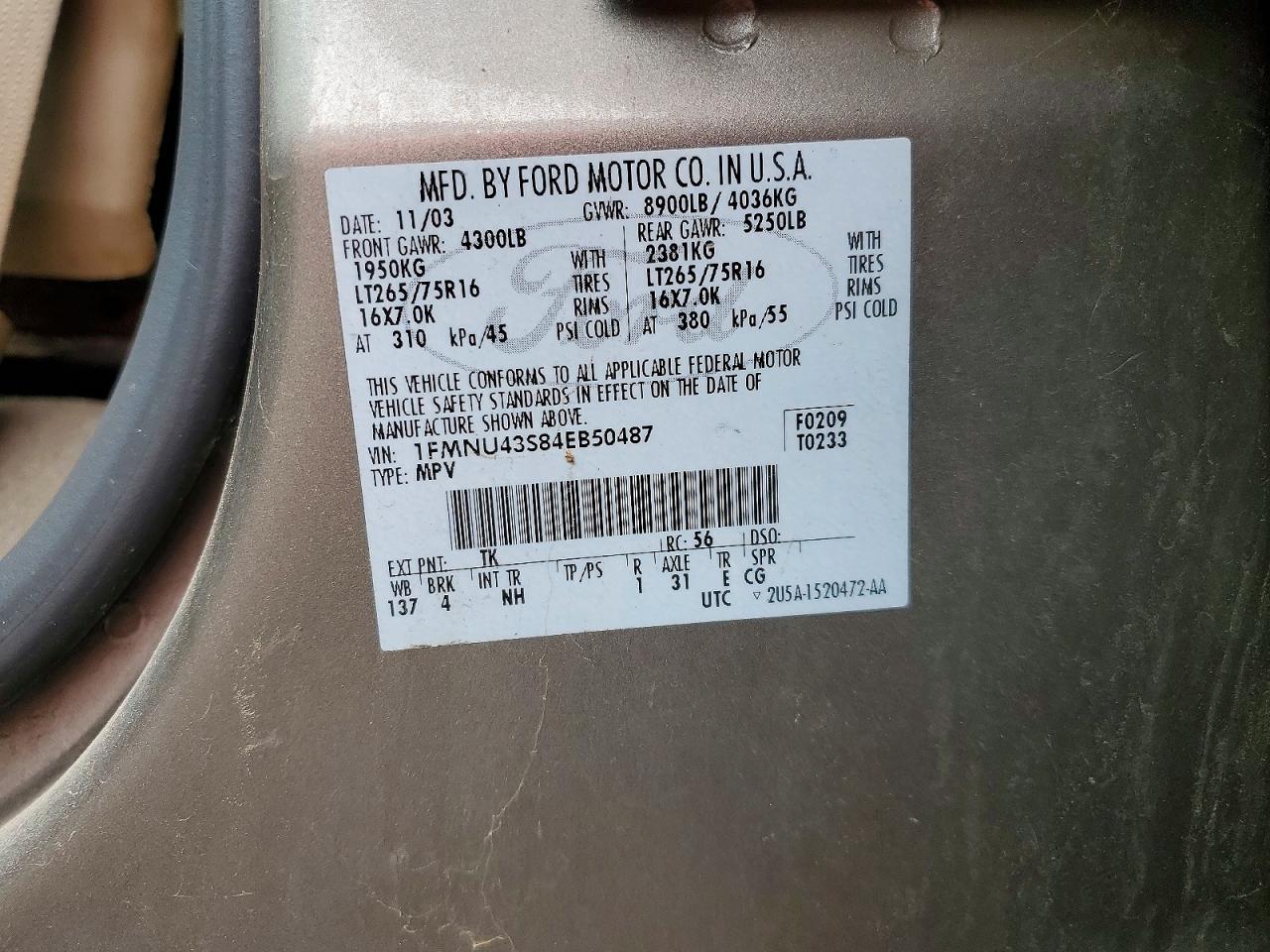 2004 Ford Excursion Limited