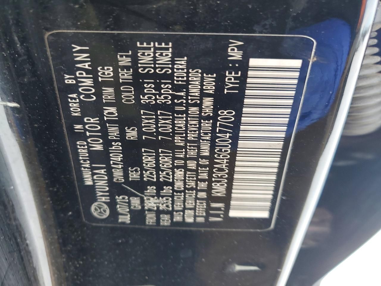 2016 Hyundai Tucson Limited