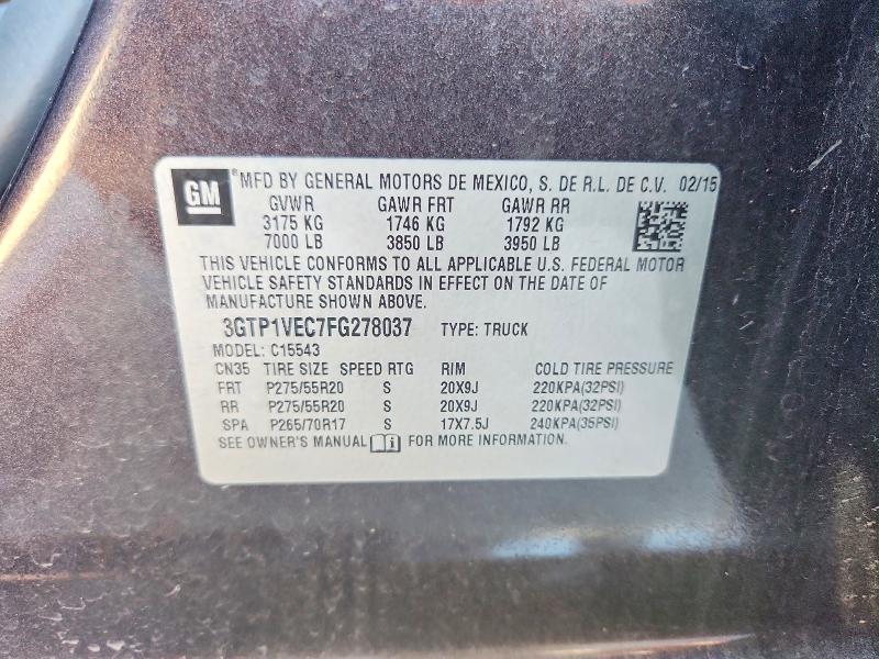 2015 GMC Sierra C1500 slt