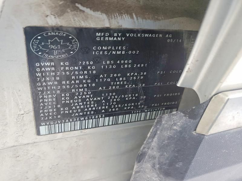 2014 Volkswagen Tiguan s