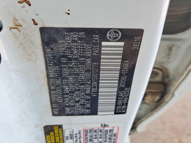 2005 Toyota Camry le