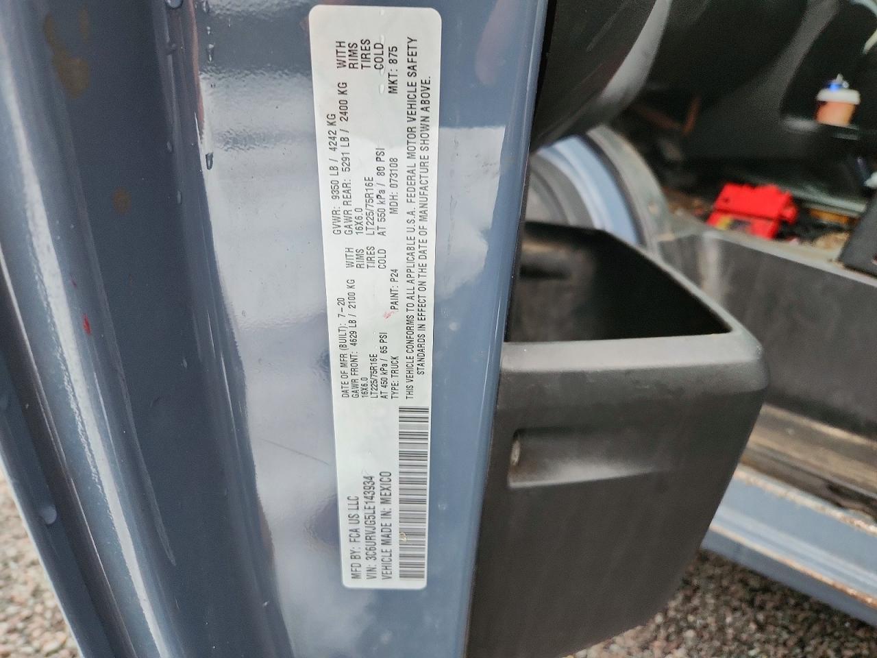 2020 Dodge Ram Promaster 3500 Delivery van