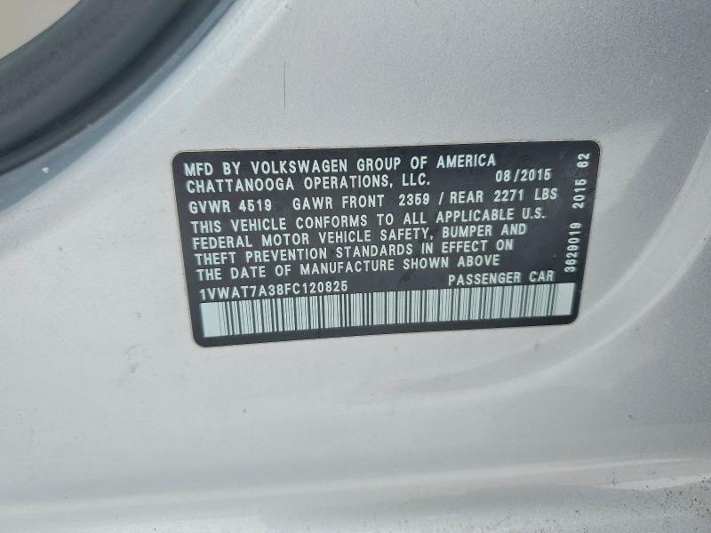 2015 Volkswagen Passat s
