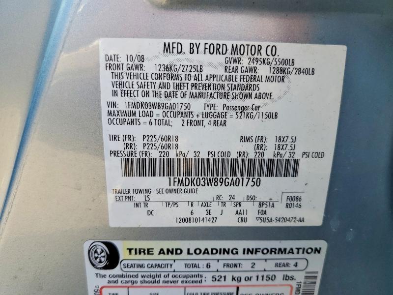 2009 Ford Taurus x Limited