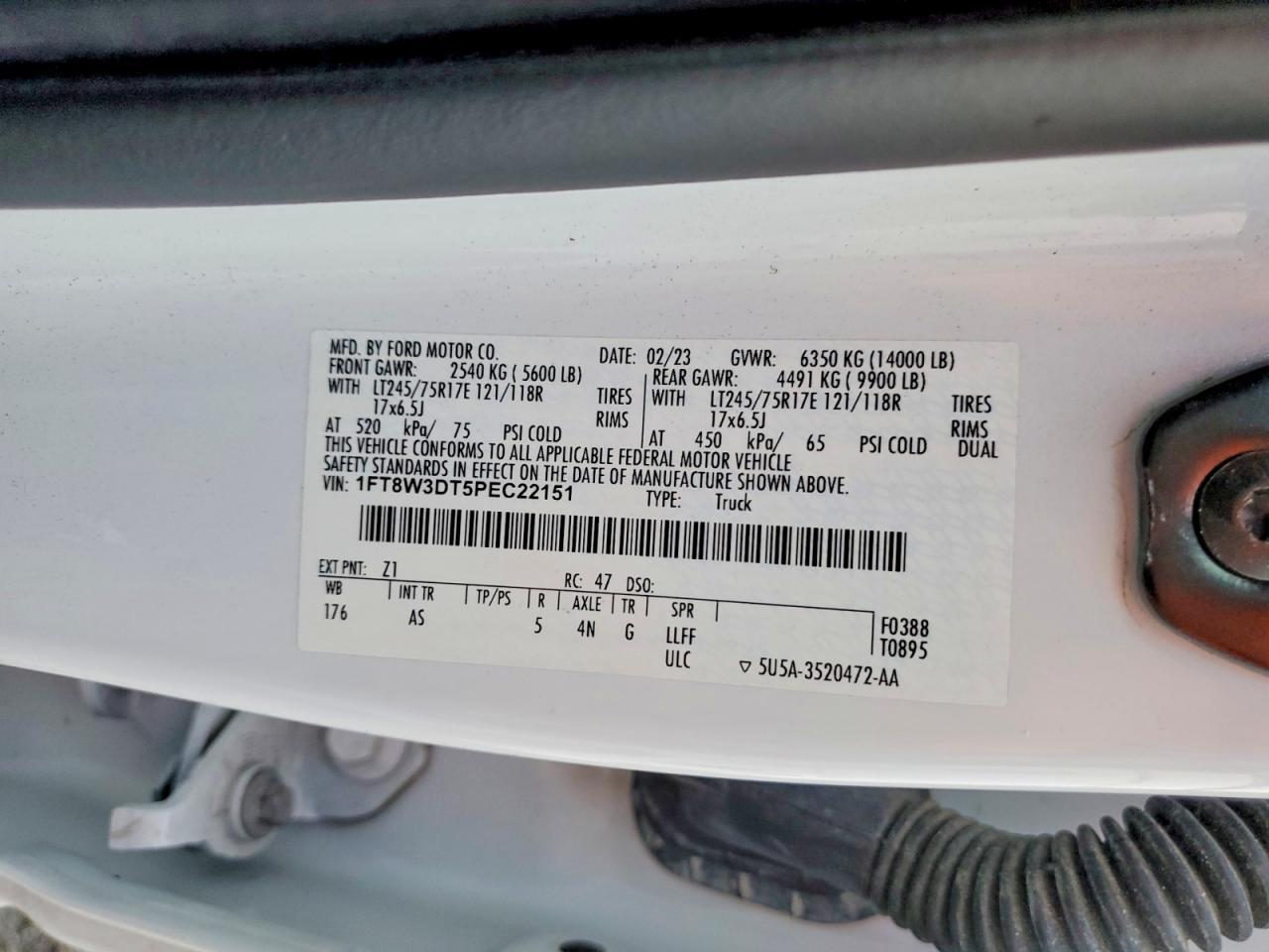 2023 Ford F350 Super Duty Truck Cab AND Chassis