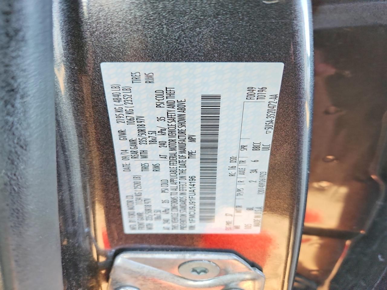 2015 Ford Escape Titanium