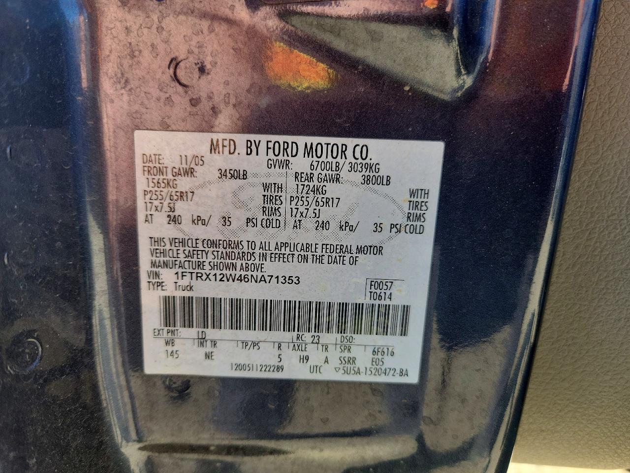 2006 Ford F150