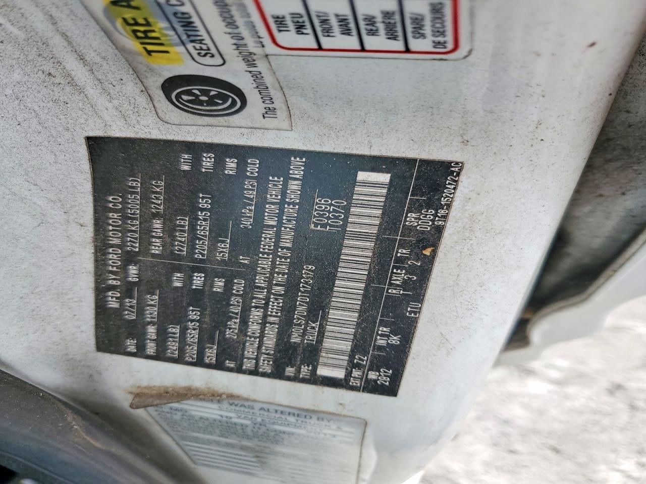 2013 Ford Transit co Delivery van