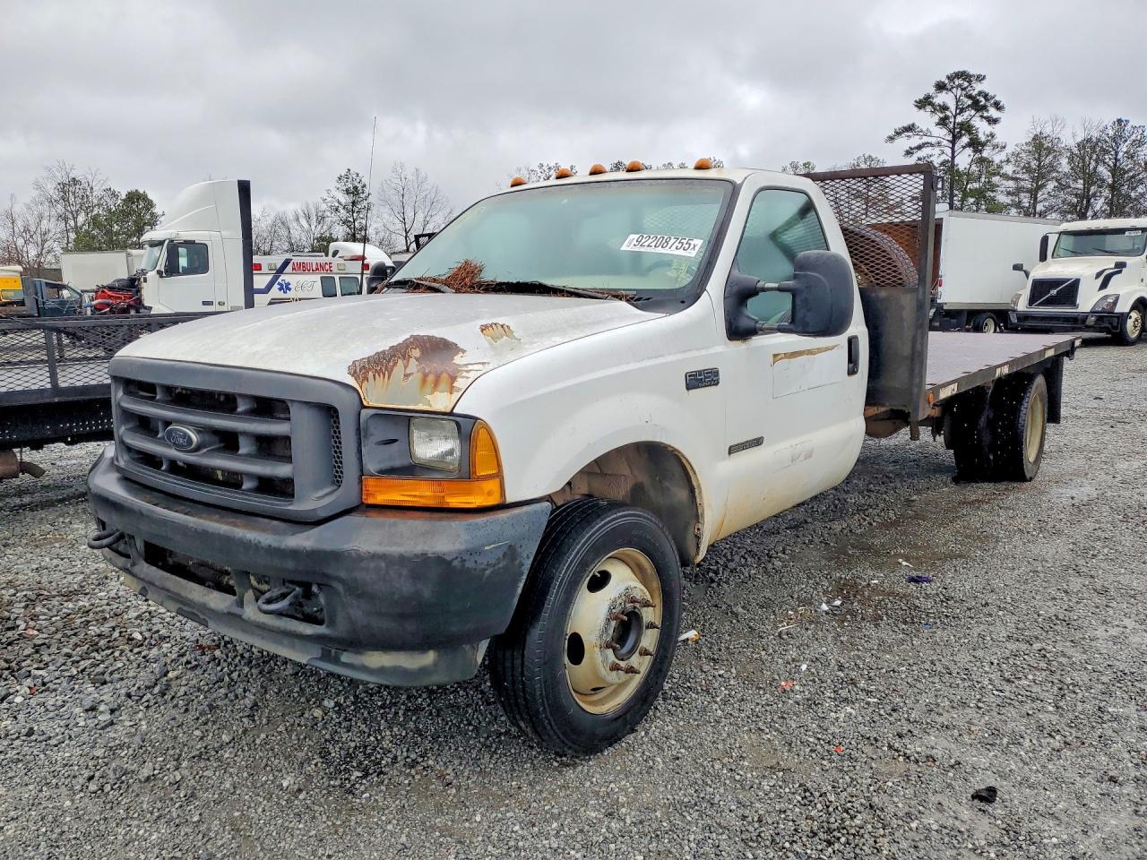 2001 Ford F450 Super Duty Flatbed Truck