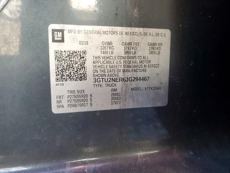 2018 GMC Sierra K1500 slt