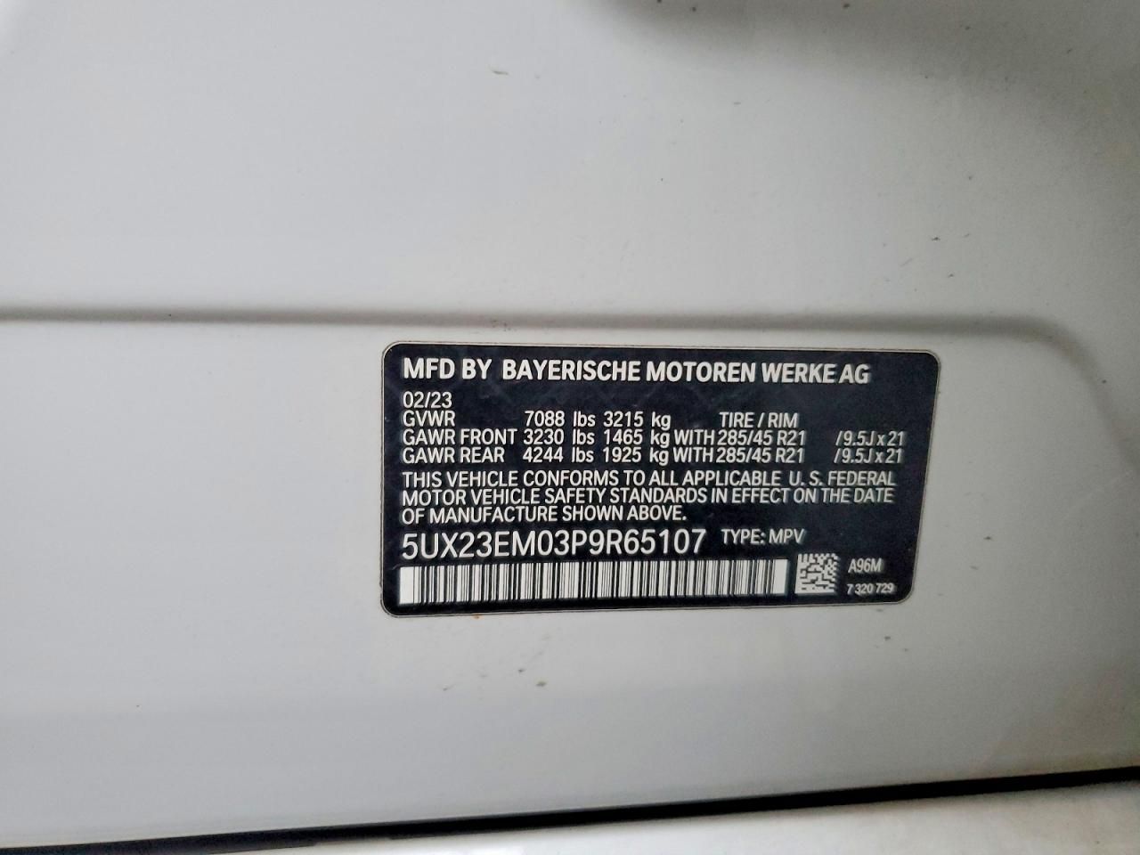 2023 BMW X7 Xdrive40i