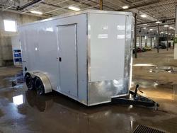 Salvage trucks for sale at Ham Lake, MN auction: 2025 Formula Enclosed Cargo Trailer