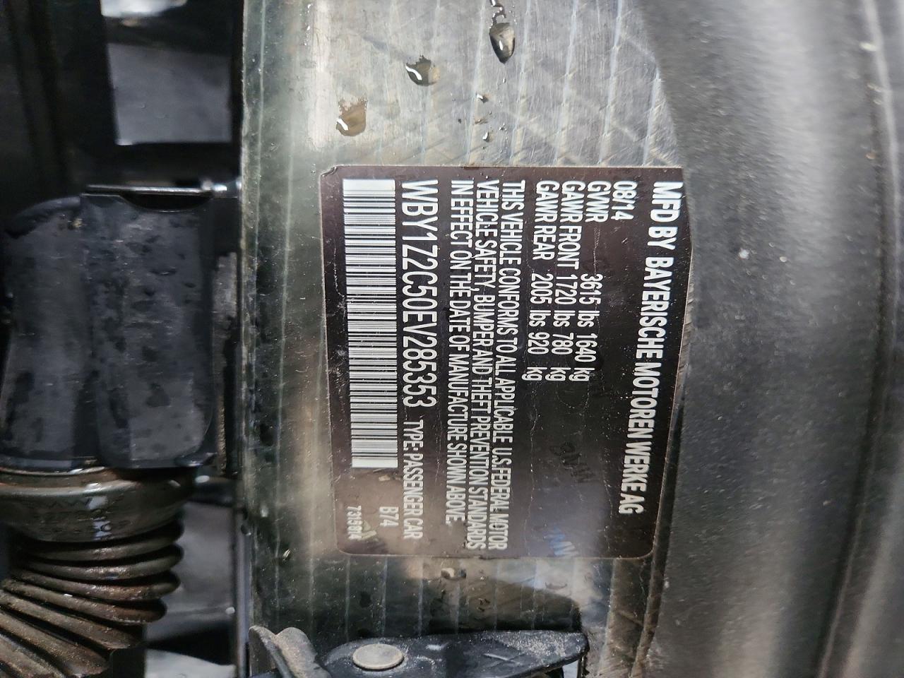 2014 BMW I3 bev
