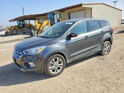 Ford Escape Vehiculos salvage en venta: 2019 Ford Escape se