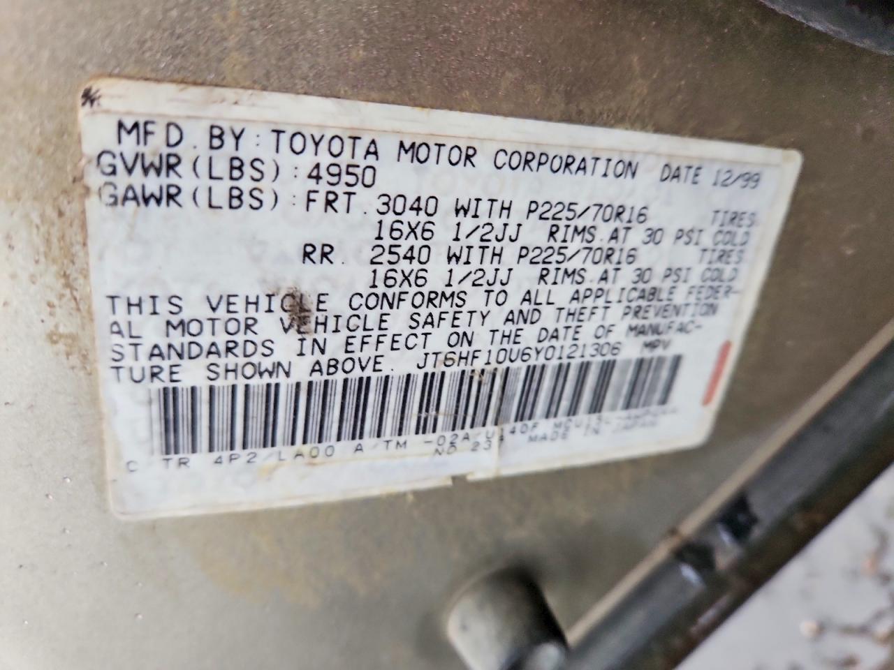 2000 Lexus Rx 300