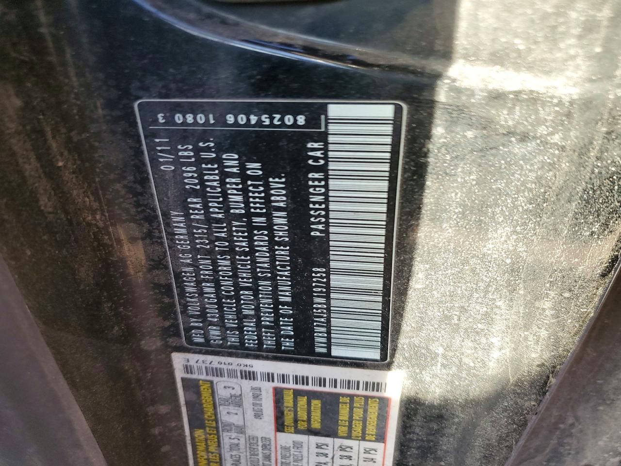 2011 Volkswagen Golf