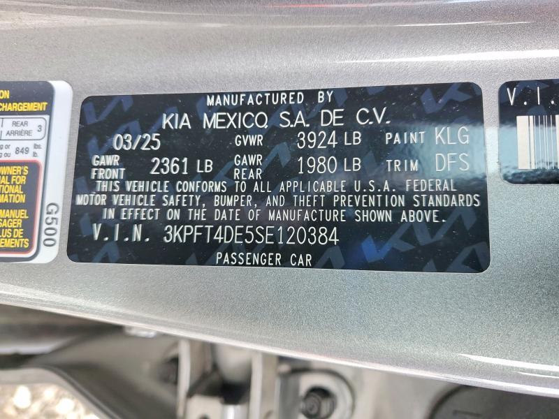 2025 KIA K4 lx