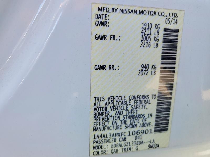 2015 Nissan Altima 2.5