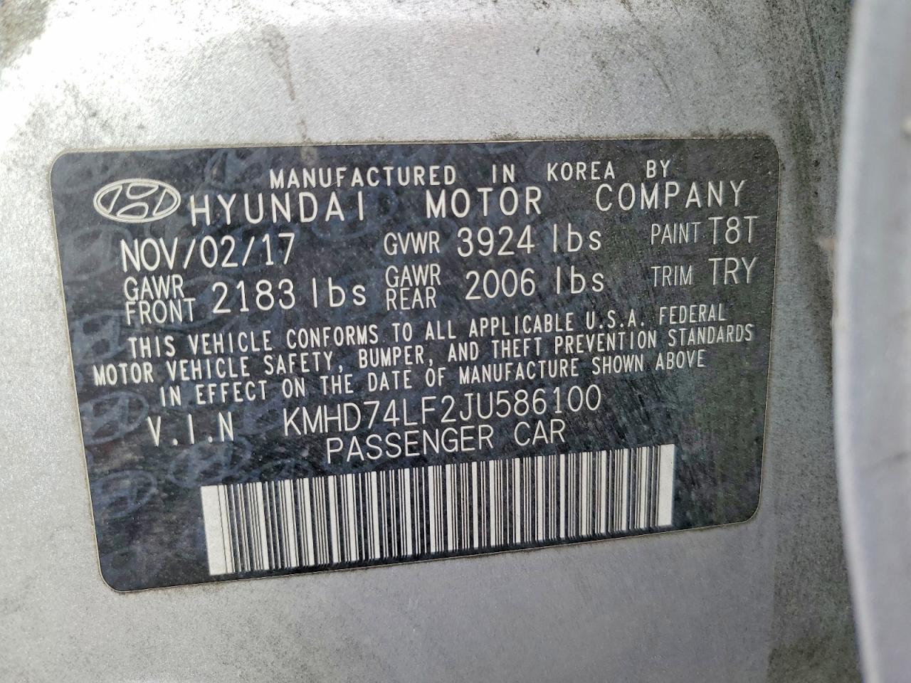 2018 Hyundai Elantra se