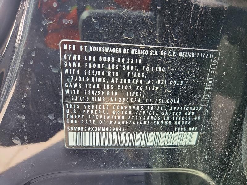 2022 Volkswagen Tiguan se R-line Black