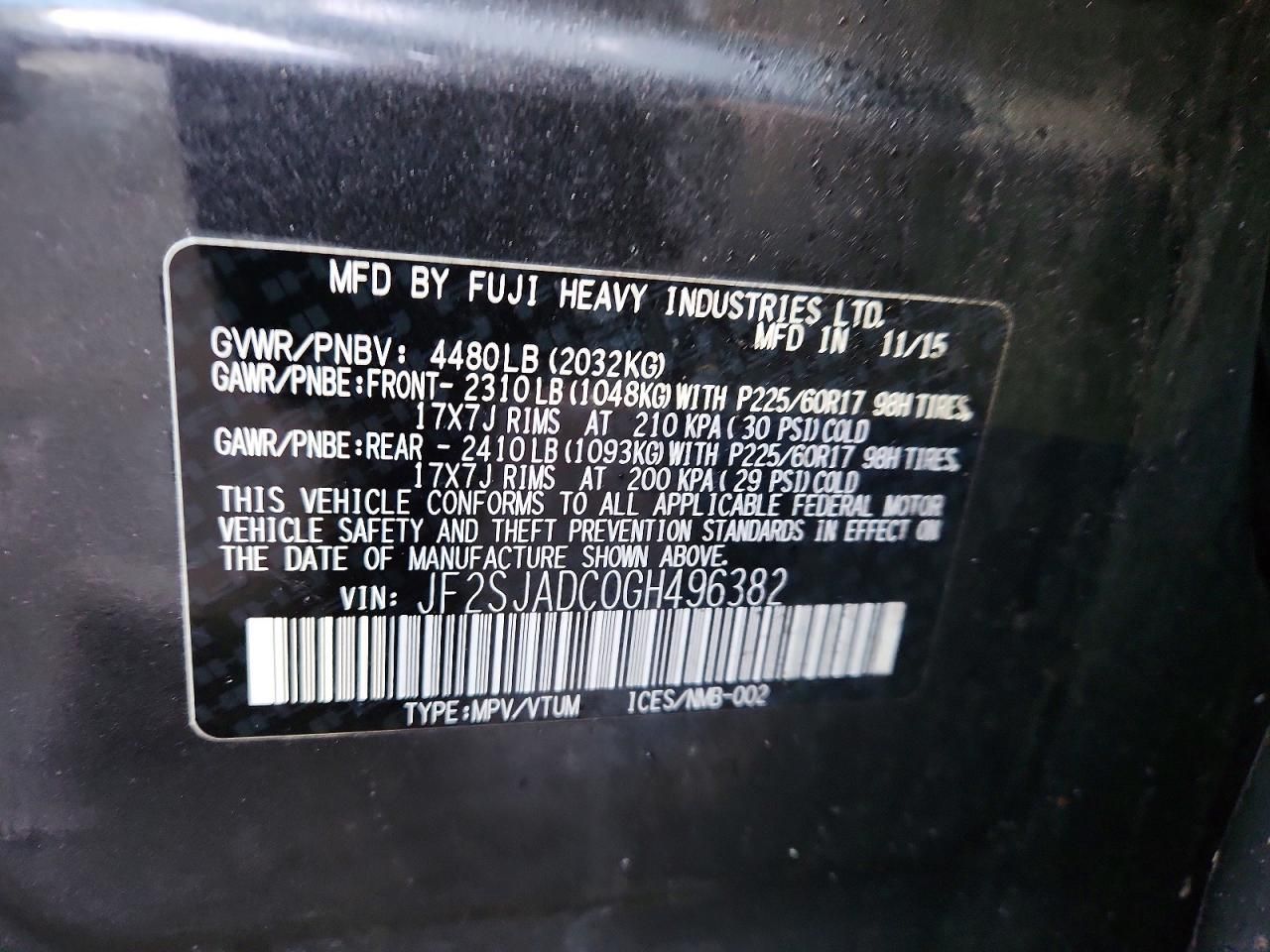 2016 Subaru Forester 2.5i Premium