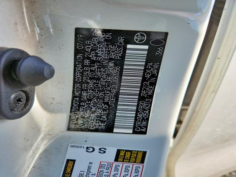 2020 Toyota Corolla le