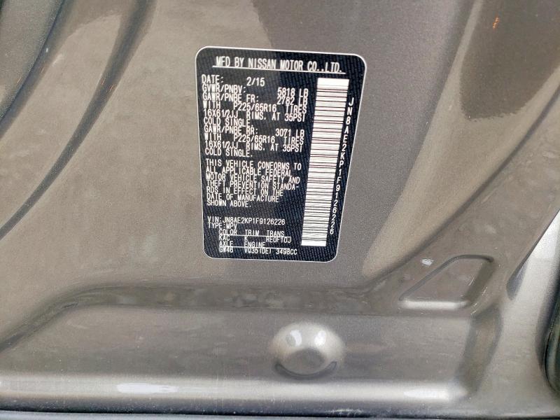 2015 Nissan Quest 3.5 s