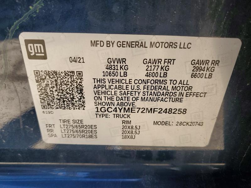2021 Chevrolet Silverado K2500 Custom