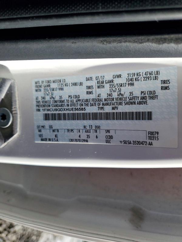 2017 Ford Escape se
