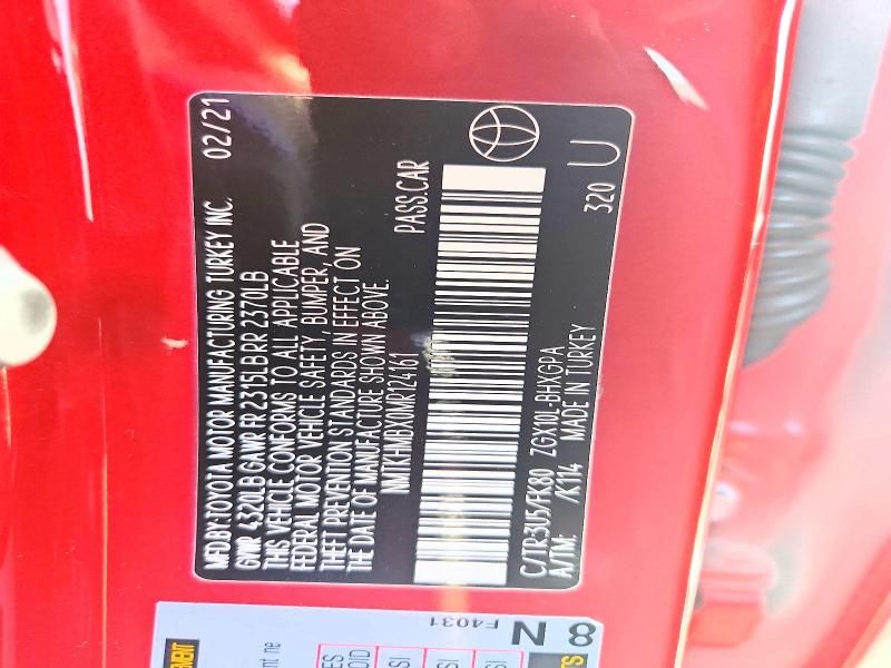 2021 Toyota C-hr xle