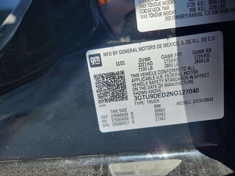 2022 GMC Sierra Limited K1500 SLT