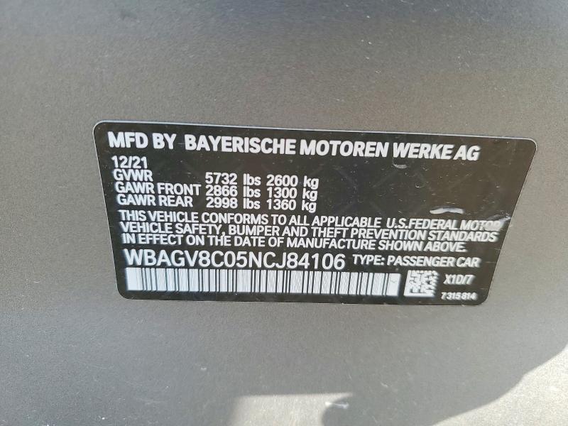 2022 BMW M850xi