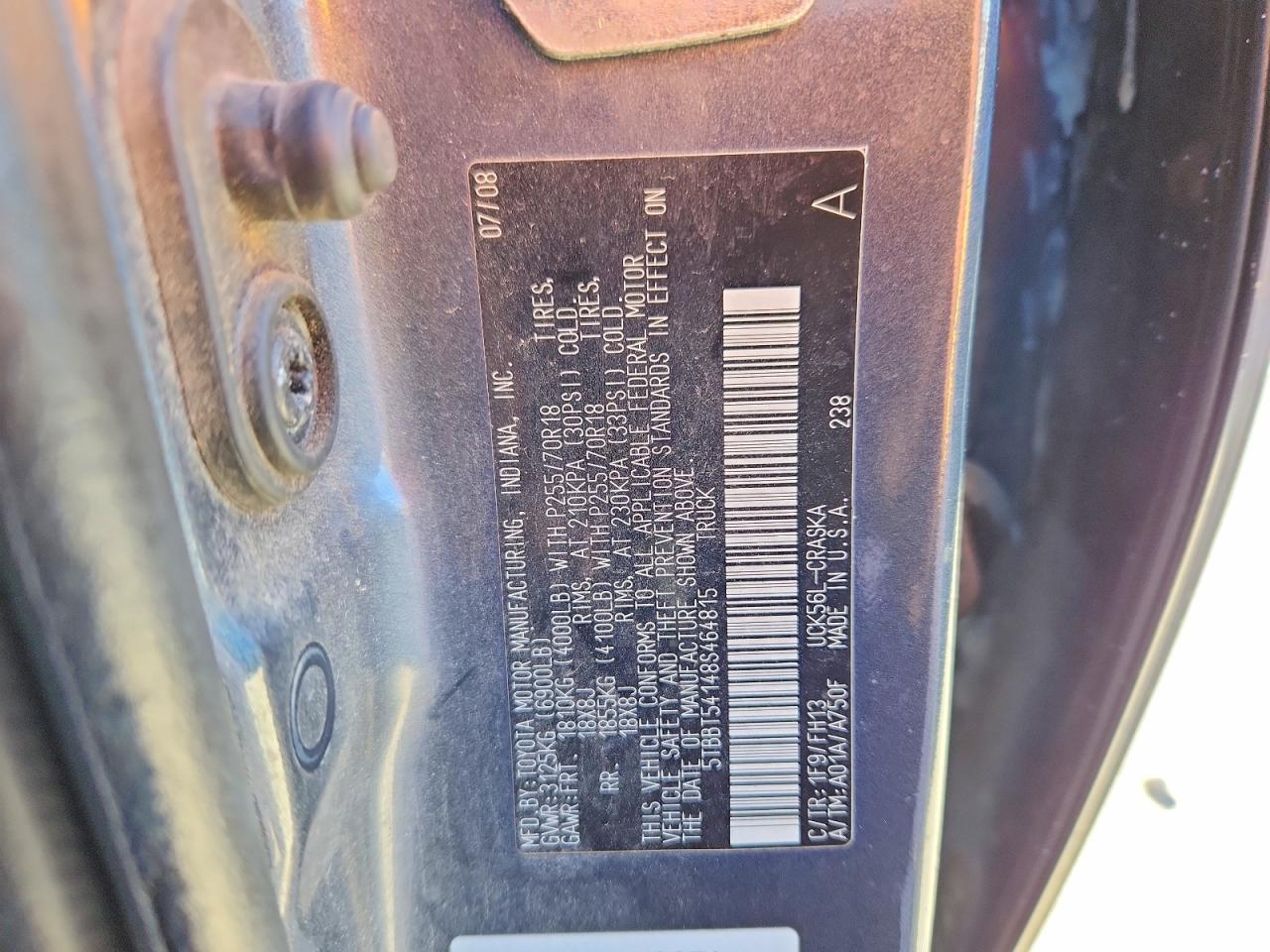 2008 Toyota Tundra SR5