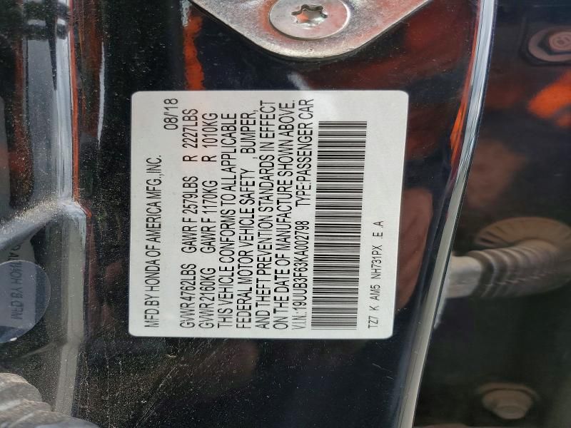 2019 Acura Tlx Technology